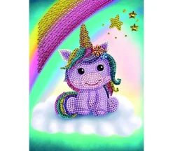 Crystal Art Diamond Painting Notebook Kit – Unicorn Smile