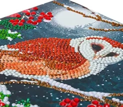 Crystal Art Diamond Painting Card Kit – Barn Owl