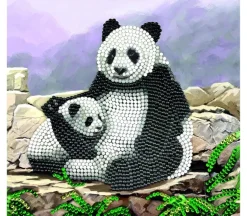 Crystal Art Diamond Painting Card Kit – Panda