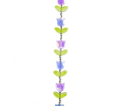 Crystal Lane DIY Flower 7-inch Bead Strand Tulip Crystal AB 14x16mm- 9pcs
