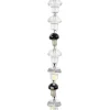 Crystal Lane DIY Flower 7-inch Bead Strand Mushroom Black 10x14mm