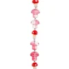 Crystal Lane DIY Flower 7-inch Bead Strand Mushroom Red 10x14mm
