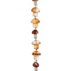 Crystal Lane DIY Flower 7-inch Bead Strand Mushroom Brown 10x14mm