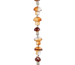 Crystal Lane DIY Flower 7-inch Bead Strand Mushroom Brown 10x14mm