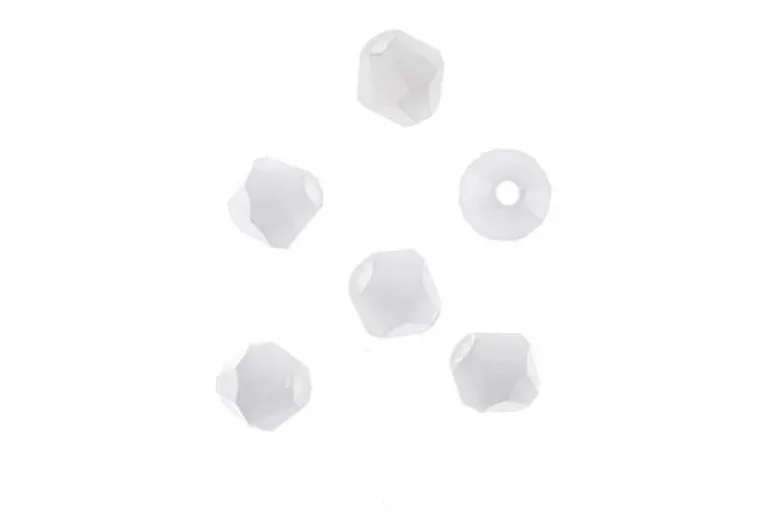 Crystal Lane 7-inch Strands 6mm Bicone Opaque Black