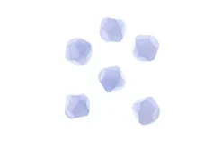 Crystal Lane 7-inch Strands 6mm Bicone Opaque Blue AB