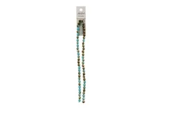Crystal Lane 7-inch Strands 6mm Bicone Opaque Blue AB