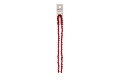Crystal Lane 7-inch Strands 6mm Bicone Opaque White AB