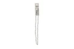 Crystal Lane 7-inch Strands 6mm Bicone Opaque White AB