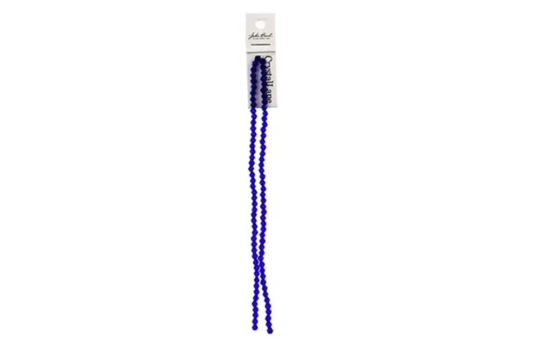 Crystal Lane 7-inch Strands 4mm Bicone Opaque Gunmetal Luster