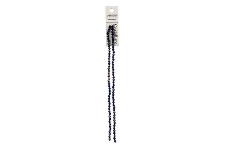 Crystal Lane 7-inch Strands 4mm Bicone Opaque Dark Purple