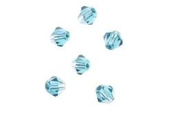 Crystal Lane 7-inch Strands 4mm Bicone Opaque Periwinkle