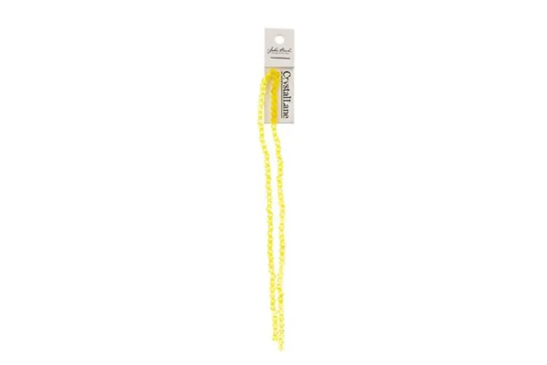 Crystal Lane 7-inch Strands 4mm Bicone Opaque Blue with Half Champagne Luster