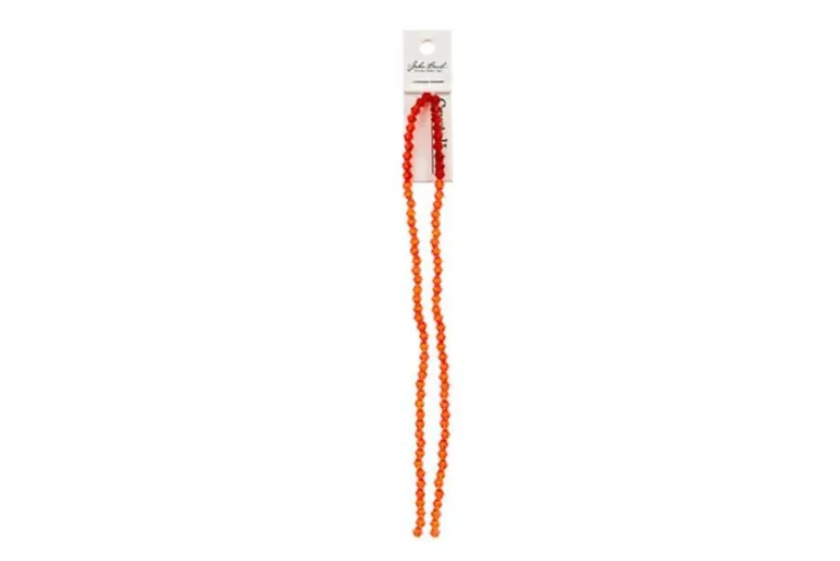 Crystal Lane 7-inch Strands 4mm Bicone Transparent Red