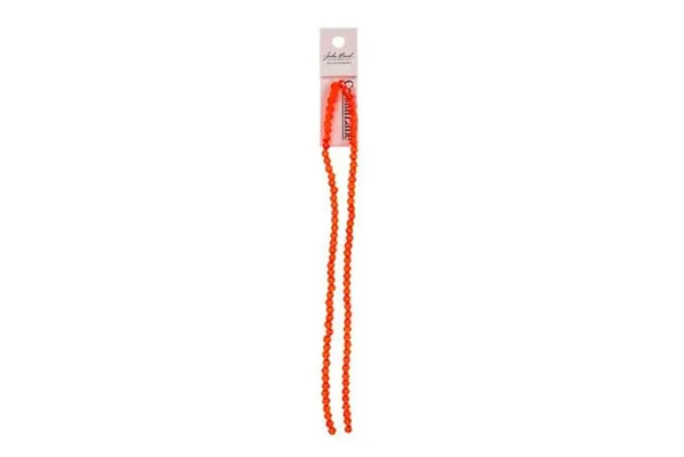 Crystal Lane 7-inch Strands 4mm Bicone Transparent Red