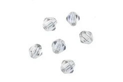Crystal Lane 7-inch Strands 4mm Bicone Opaque Pink