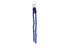 Crystal Lane 7-inch Strands 8mm Opaque Purple Iris
