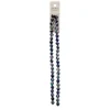 Crystal Lane 7-inch Strands 8mm Opaque Light Blue with Half Blue Iris