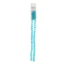 Crystal Lane 7-inch Strands 8mm Opaque Blue with Half Champagne Luster