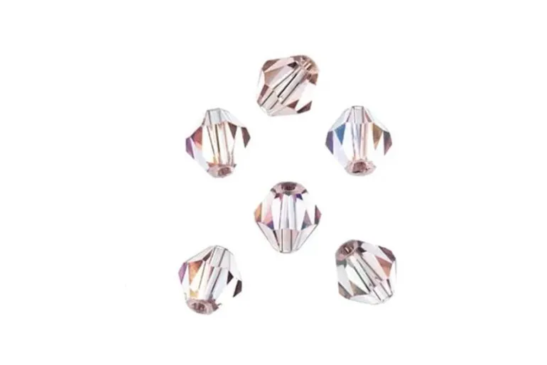 Crystal Lane 7-inch Strands 8mm Opaque White AB