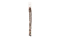 Crystal Lane 7-inch Strands 8mm Transparent Crystal with Half Copper Iris