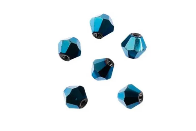 Crystal Lane 7-inch Strands 8mm Transparent Dark Sapphire