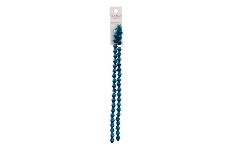 Crystal Lane 7-inch Strands 8mm Transparent Dark Sapphire