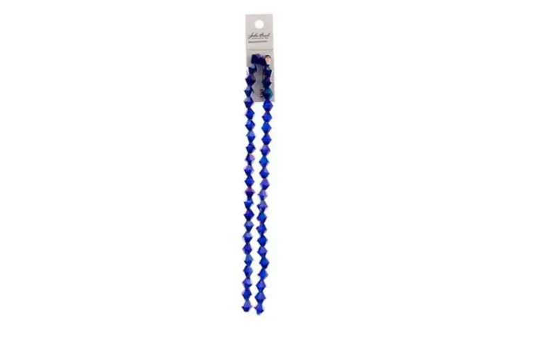 Crystal Lane 7-inch Strands 8mm Transparent Dark Sapphire
