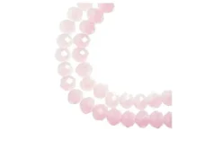 Crystal Lane 7-inch Strands 4x6mm Rondelle Opaque Yellow
