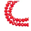 Crystal Lane 7-inch Strands 4x6mm Rondelle Transparent Red AB