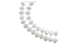 Crystal Lane 7-inch Strands 4x6mm Rondelle Transparent Red AB