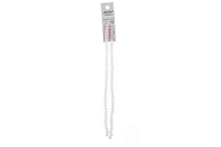 Crystal Lane 7-inch Strands 4x6mm Rondelle Transparent Pink AB