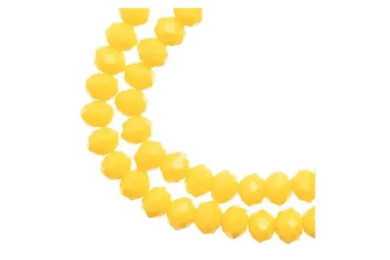 Crystal Lane 7-inch Strands 4x6mm Rondelle Transparent Crystal AB