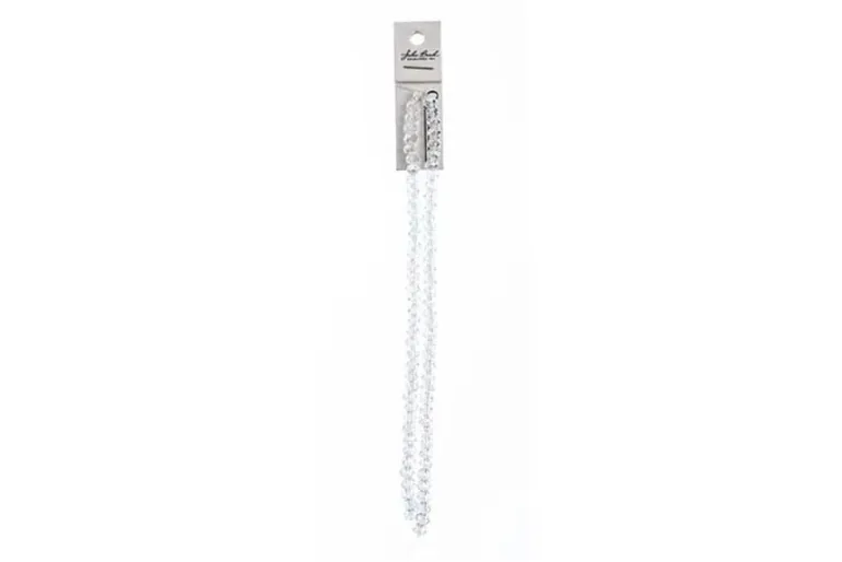 Crystal Lane 7-inch Strands 4x6mm Rondelle Transparent Crystal AB