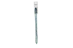 Crystal Lane 7-inch Strands 3x4mm Rondelle Opaque Black