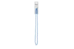 Crystal Lane 7-inch Strands 3x4mm Rondelle Opaque Black
