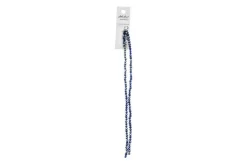 Crystal Lane 7-inch Strands 3x4mm Rondelle Opaque Black