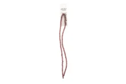 Crystal Lane 7-inch Strands 3x4mm Rondelle Opaque Black