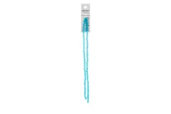 Crystal Lane 7-inch Strands 3x4mm Rondelle Opaque Black