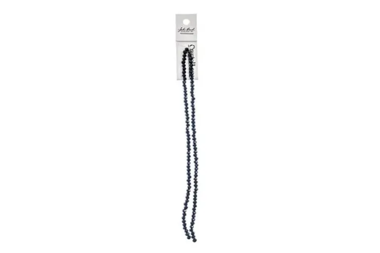 Crystal Lane 7-inch Strands 3x4mm Rondelle Transparent Amber