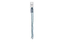Crystal Lane 7-inch Strands 3x4mm Rondelle Transparent Sapphire AB