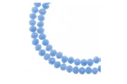 Crystal Lane 7-inch Strands 3x4mm Rondelle Transparent Sapphire AB