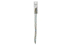 Crystal Lane 7-inch Strands 3x4mm Rondelle Opaque Dark Purple