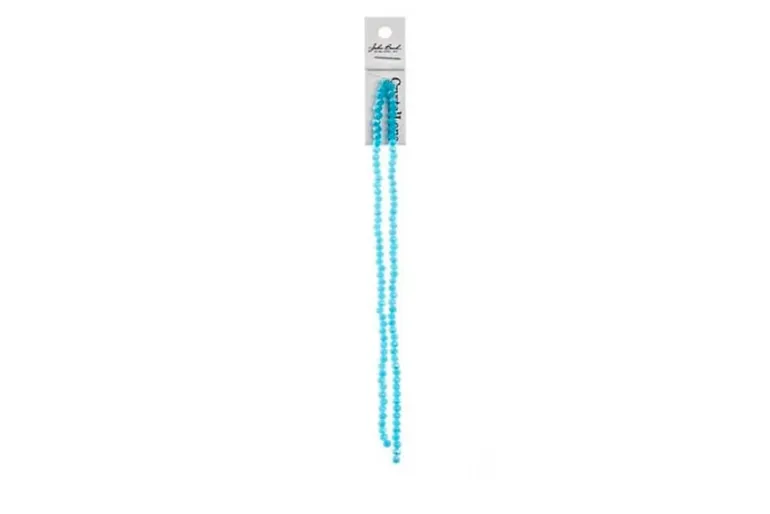 Crystal Lane 7-inch Strands 3x4mm Rondelle Opaque Dark Green w/Half Blue Iris