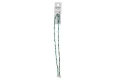 Crystal Lane 7-inch Strands 3x4mm Rondelle Opaque Blue AB