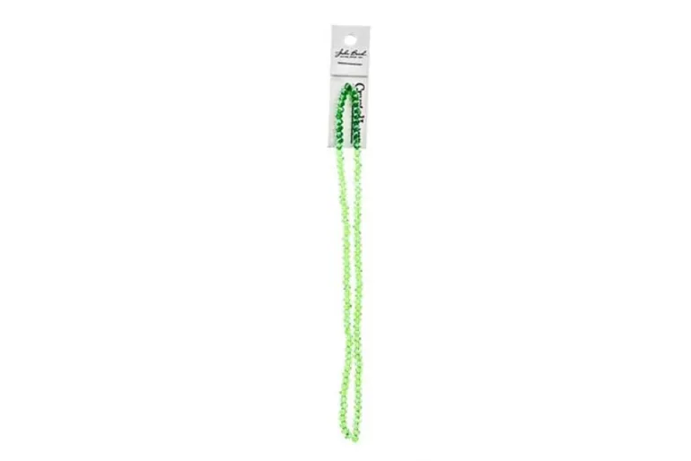 Crystal Lane 7-inch Strands3x4mm Rondelle Transparent Blue AB