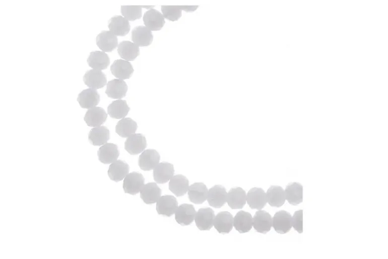 Crystal Lane 7-inch Strands3x4mm Rondelle Transparent Blue AB