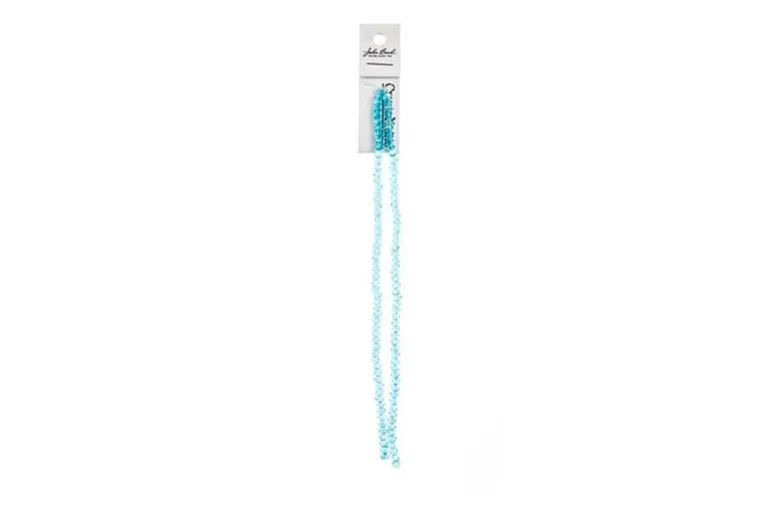 Crystal Lane 7-inch Strands3x4mm Rondelle Transparent Blue AB