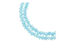 Crystal Lane 7-inch Strands 3x4mm Rondelle Opaque Orange