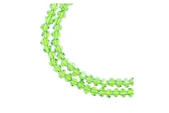 Crystal Lane 7-inch Strands 3x4mm Rondelle Opaque Orange